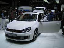 Auch der neue Golf 6 ist als GT-Version zu haben. 14.3.09 Autosalon Genf.