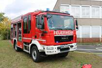 Feuerwehr Maintal MAN TGM LF10 (Florian Maintal 4-43-1) am 28.09.19 bei der Jugendfeuerwehr Abschlussübung
