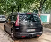 Citroen C4 Picasso, fotografiert in Pécs (HU), Sommer 2019.