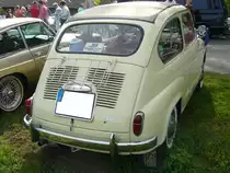 Heckansicht eines NSU-Fiat Jagst aus dem Jahr 1959. Oldtimertreffen des Oldtimerclubs Schermbeck am 22.09.2019 in Lühlerheim.