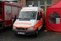 Feuerwehr Aschaffenburg Mercedes Benz Sprinter ELW am 29.09.19 beim Tag der offenen Tür