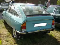 Heckansicht eines Citroen GS 1220 Club. Oldtimertreffen des Oldtimerclubs Schermbeck am 22.09.2019 in Lühlerheim.
