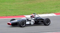 #79, Vergnano, Pietro (ITA)im Brabham BT6 (1963), Rennen 2: FIA-Lurani Trophy für Formel Junior Fahrzeuge, am Samstag 10.8.19 beim 47. AvD - Oldtimer Grand Prix 2019 / Nürburgring