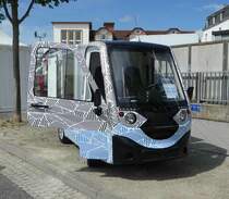 =TROPOS L7E, ein 100% elektrisch betriebenes Nutzfahrzeug, steht als Ausstellungsfahrzeug beim Hessentag 2019 in Bad Hersfeld, 06-2019