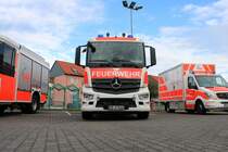 Feuerwehr Aschaffenburg Mercedes Benz Arocs TLF4000 am 29.09.19 beim Tag der offenen Tür