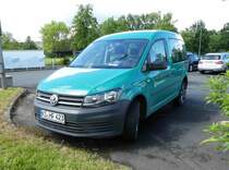 =VW Caddy von HESSENFORST, gesehen im Juni 2019 beim Hessentag in Bad Hersfeld