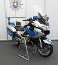 =Dienstmotorrad der LaPo Hessen, gesehen im Juni 2019 beim Hessentag in Bad Hersfeld