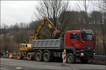 MAN TGA 26.430 D20 CommonRail von Carsten Koch Baustoffe&Transporte aus Schalksm�hle. (16.03.2009)