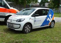 =VW UP des DRK KV Hersfeld e. V., gesehen im Juni 2019 beim Hessentag in Bad Hersfeld