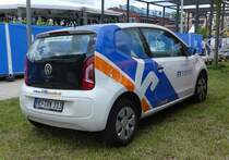 =VW UP des DRK KV Hersfeld e. V., gesehen im Juni 2019 beim Hessentag in Bad Hersfeld