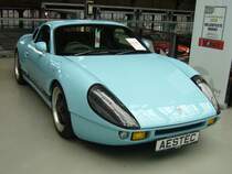 Aestec GTS. Das Auto ist eine Hommage an den legendären Porsche 904. Die von der Firma Aestec Design aus Werl entwickelte Sonderanfertigung mit der passenden Bezeichnung GTS basiert auf einem erheblich modifizierten Unterbau eines Porsche Boxster der Generation 986, der in eine Karosserie gekleidet wurde, die trotz moderner Linienführung dem berühmten Original allen Respekt zollt. Herbstfest an der Classic Remise Düsseldorf am 06.10.2019.