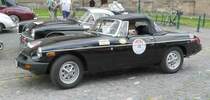 =British Leyland MGB, Bj. 1978, 1800 ccm, 98 PS, steht in Fulda anl. der SACHS-FRANKEN-CLASSIC im Juni 2019