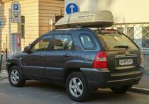 KIA Sportage, gesehen in Pécs (HU), 2019 (Sommer).