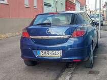 Opel Astra H GTC Modell. Foto: Sommer, 2019 Pécs (HU).