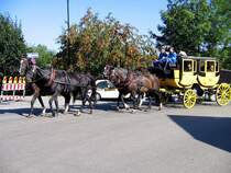 Eine wundersch�ne alte Postkutsche war am 09.09.06 in Oberwiesenthal unterwegs. 