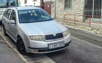 Skoda Fabia I, aufgenommen in Sommer, 2019 (Pécs-HU)