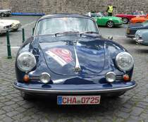 =Porsche 356 C, Bj. 1964, 1600 ccm, 95 PS, steht in Fulda anl. der SACHS-FRANKEN-CLASSIC im Juni 2019