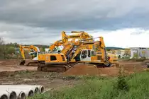 Baggerballet am 18.10.19 in Aschaffenburg