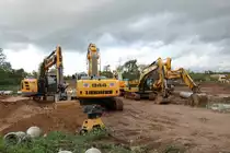 Baggerballet am 18.10.19 in Aschaffenburg