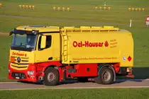 Mercedes-Benz Antos 1851, Oel-Hauser, 20.09.2019, Flughafen Zürich, Schweiz