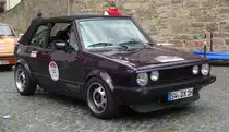 =VW Golf Cabrio, Bj. 1984, 1781 ccm, 112 PS, unterwegs in Fulda anl. der SACHS-FRANKEN-CLASSIC im Juni 2019