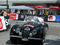 Ennstal Classic 2004 - Peter Kraus in einem Jaguar XK 120 S 
