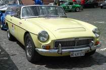 =MG C Roadster, Bj. 1968, 2912 ccm, 145 PS, steht in Fulda anl. der SACHS-FRANKEN-CLASSIC im Juni 2019