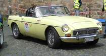 =MG C Roadster, Bj. 1968, 2912 ccm, 145 PS, unterwegs in Fulda anl. der SACHS-FRANKEN-CLASSIC im Juni 2019