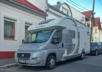 Roller Team T-Line Wohnmobile auf Fiat Ducato basis. Foto: Sommer, 2019, Pécs (Ungarn).