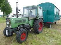 =Fendt Farmer 102 S, gesehen bei der Oldtimeraustellung vom Landmännerverein Bermuthshain im Juni 2019