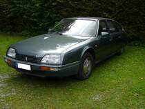 Citroen CX 25 GTI, gebaut von 1983 bis 1985. Unter der Haube verrichtet ein Vierzylinderreihenmotorseine Arbeit, der aus aus einem Hubraum von 2499 cm³ Hubraum 136 PS leistet. Oldtimertreff Schwarzwaldhaus in Mettmann.