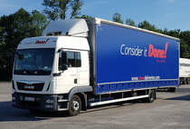 =MAN TGL 12.250 rastet im Juni 2019 an der A 7