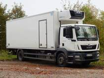 MAN Kühllaster in Sassnitz am 19.10.2019