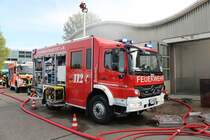Feuerwehr Frankfurt am Main Mercedes Benz Atego LF10 am 26.10.19 bei der Herbstabschlussübung der Jugendfeuerwehr Frankfurt am Main 