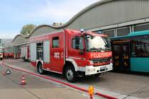 Feuerwehr Frankfurt am Main Mercedes Benz Atego LF10 am 26.10.19 bei der Herbstabschlussübung der Jugendfeuerwehr Frankfurt am Main 