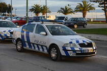Škoda Superb als Fahrzeug der portugiesischen Polizei PSP (Olhão/Portugal, 25.01.2019)