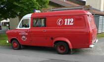 =Ford Transit als LF der Feuerwehr Leubach/Rhön, gesehen beim Fladunger Sommernachtsfest im Juni 2019