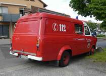 =Ford Transit als LF der Feuerwehr Leubach/Rhön, gesehen beim Fladunger Sommernachtsfest im Juni 2019