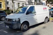 =VW T5 von Elektrotechnik SENGER steht im September 2019 in Fulda