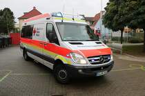 DRK OV Mainspitze Mercedes Benz Sprinter KTW am 27.10.19 bei einer Jugendfeuerwehr Übung 