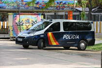 Citroën C8 als Fahrzeug der spanischen Policía Nacional (Talavera de la Reina/Spanien, 17.04.2019)