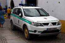 Mitsubishi Outlander als Fahrzeug der portugiesischen GNR (Óbidos/Portugal, 19.08.2019)