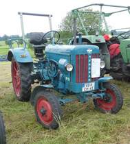 =Hanomag R 19, ausgestellt bei der Oldtimeraustellung vom Landmännerverein Bermuthshain im Juni 2019