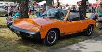 =VW Porsche 914 steht auf dem Ausstellungsgelände in Bad Camberg anl. LOTTERMANN-Bullitreffen im Juni 2019