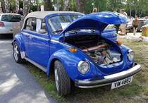 =Käfer Cabrio, Bj. 1978, sucht einen neuen Besitzer beim LOTTERMANN-Bullitreffen im Juni 2019