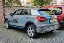 =Audi Q 2 der Fahrschule WEBER steht im August 2019 in Fulda