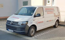 =VW T 6 vom Sanitätshaus SPIEGEL steht im August 2019 in Hünfeld