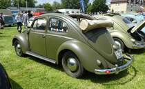 =VW Käfer steht auf dem Ausstellungsgelände in Bad Camberg anl. LOTTERMANN-Bullitreffen im Juni 2019