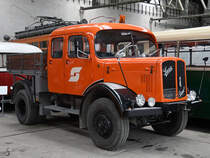 Diese Saurer 7GAFN-Z-Zugmaschine der ÖBB stammt aus dem Jahr 1972. (Historama Ferlach, September 2019)