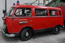 Ein Ford Taunus Transit der Betriebsfeuerwache Funder Plattenwerke Anfang September 2019 im Historama Ferlach.